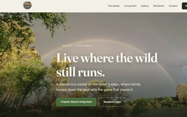 The Ukutula Eco Estate homepage