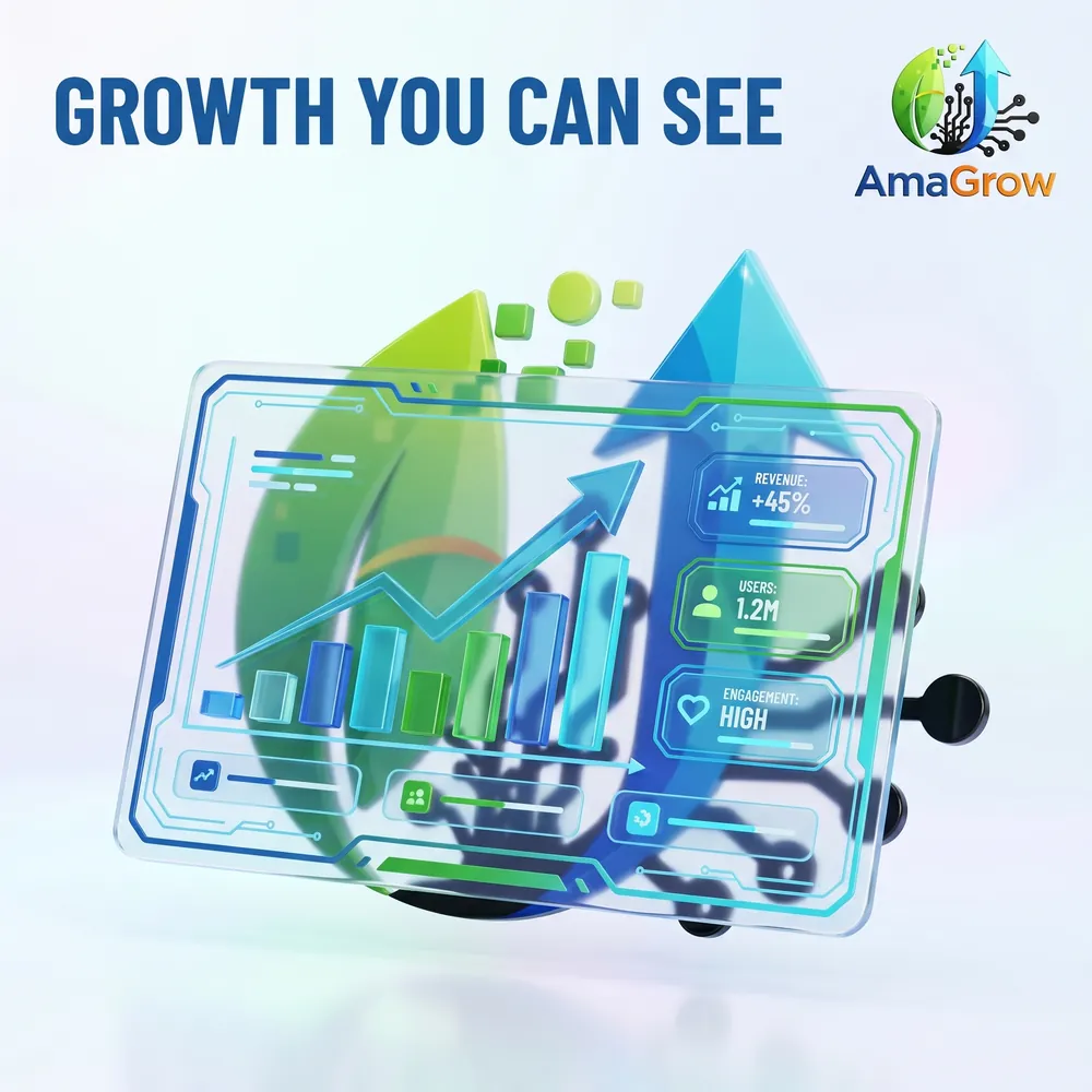 Reporting and growth: one clear monthly report and a plan to keep growing